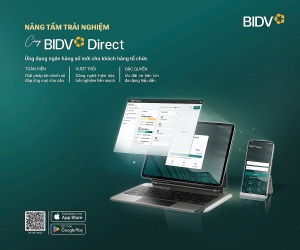 BIDV Direct - ứng dụng số hữu ích dành cho khách hàng tổ chức