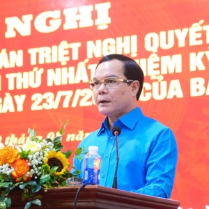 Chương trình hành động thực hiện Nghị quyết Đại hội Đảng bộ Tổng Liên đoàn lần thứ I