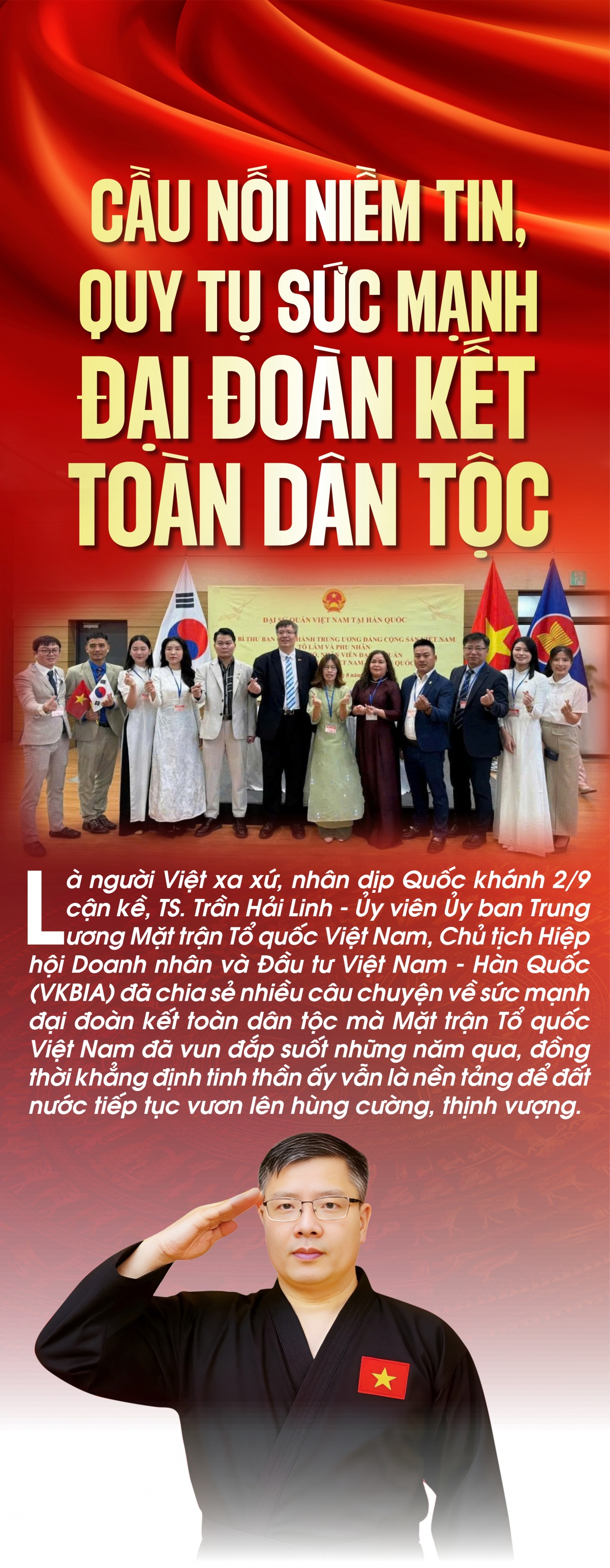 Cầu nối niềm tin, quy tụ sức mạnh đại đoàn kết toàn dân tộc