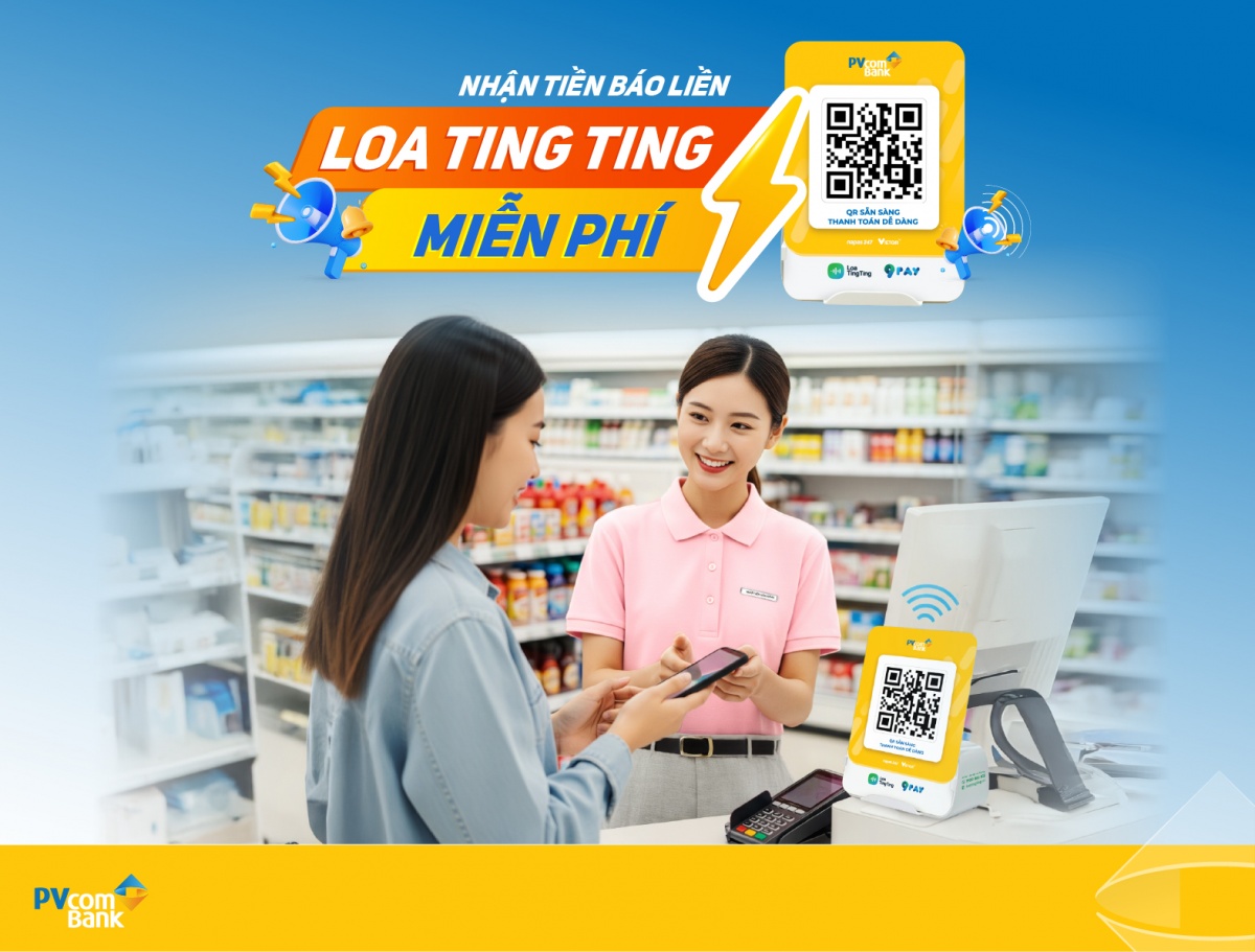 PVcomBank triển khai Loa thông báo biến động số dư cho khách hàng hộ kinh doanh PVcomBank triển khai Loa thông báo biến động số dư cho khách hàng hộ kinh doanh
