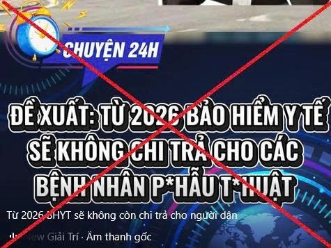 Bảo hiểm xã hội Việt Nam bác bỏ thông tin ngừng chi trả cho các ca bệnh nặng từ 2026