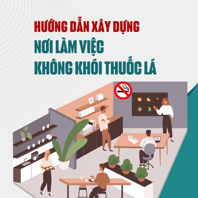 Hướng dẫn xây dựng nơi làm việc không khói thuốc lá