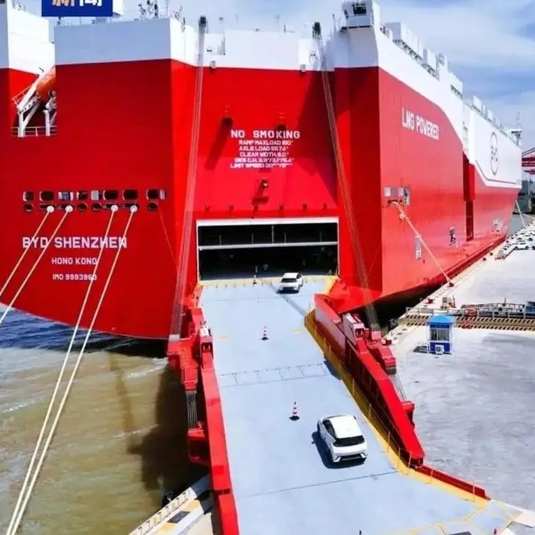 BYD hoàn thiện đội tàu vận tải xe gồm 8 chiếc, khả năng xuất khẩu 1 triệu xe