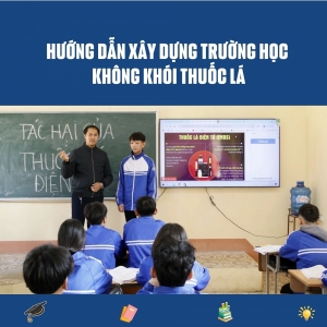 Hướng dẫn xây dựng trường học không khói thuốc lá
