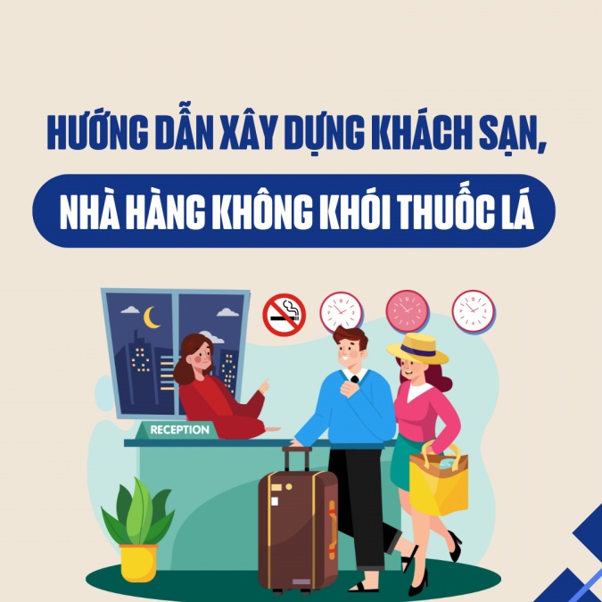 Hướng dẫn xây dựng khách sạn, nhà hàng không khói thuốc lá
