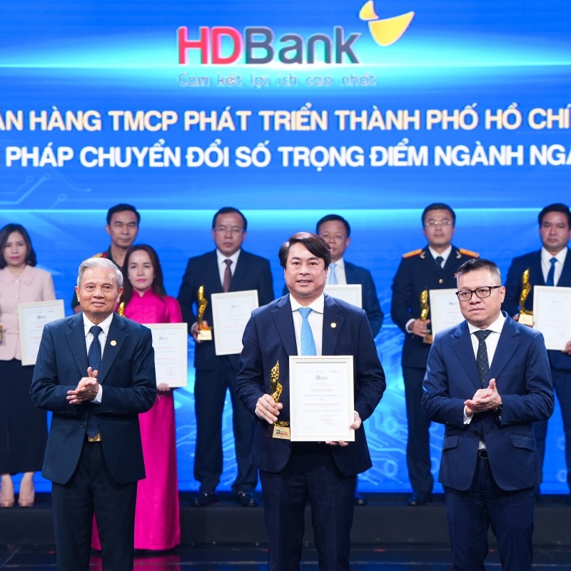 HDBank đạt Giải thưởng Chuyển đổi số Việt Nam 2025