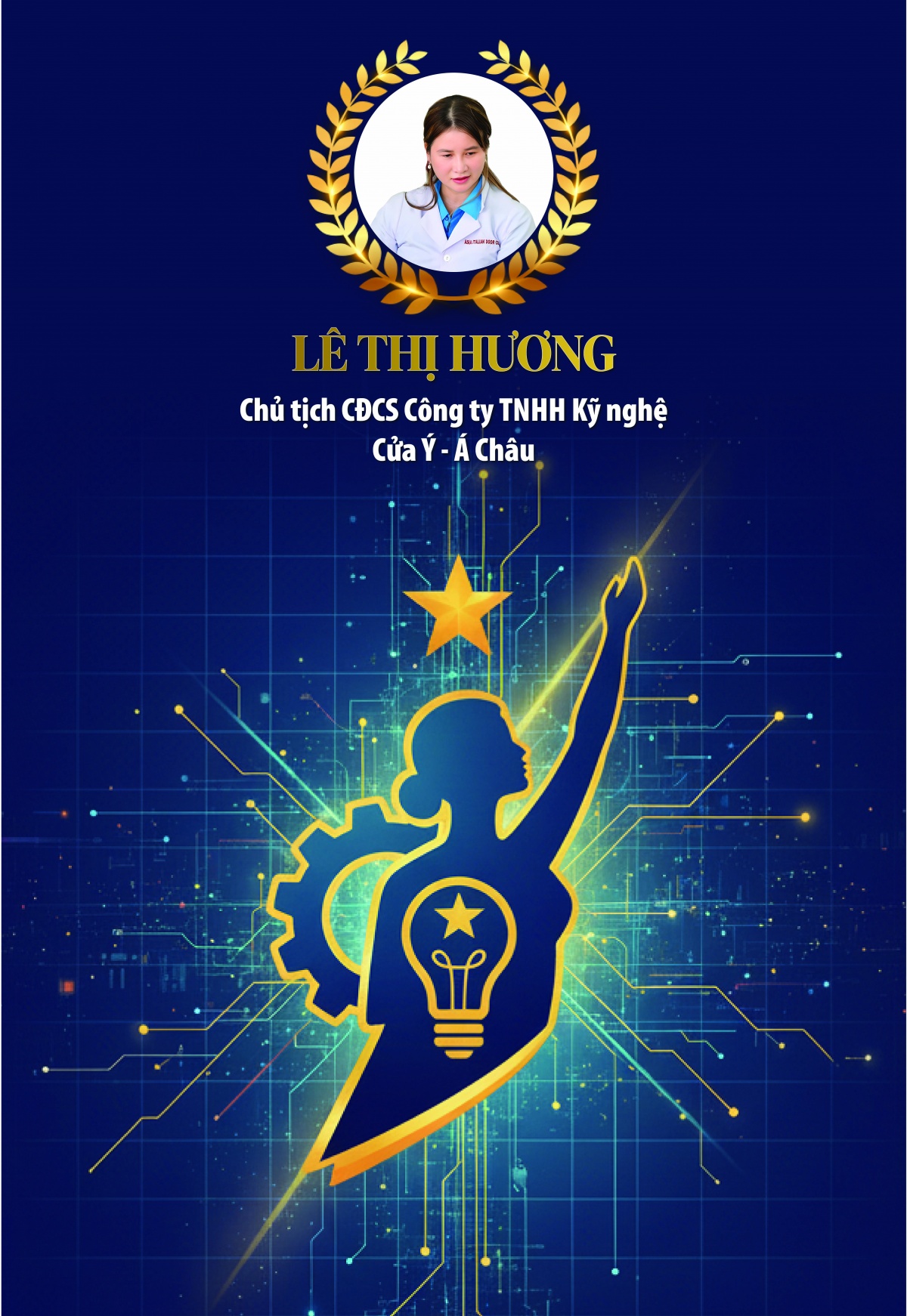 Chủ tịch CĐCS Công ty TNHH Kỹ nghệ Cửa Ý - Á Châu, LĐLĐ TP HCM