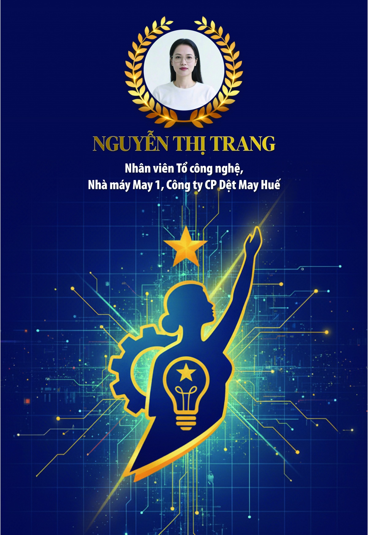 Nhân viên Tổ công nghệ, Nhà máy May 1, Công ty CP Dệt May Huế, Công đoàn Dệt May Việt Nam