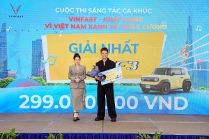 Tác giả chiến thắng cuộc thi sáng tác ca khúc VinFast tiết lộ lí do ra đời của bài hát giành giải Nhất