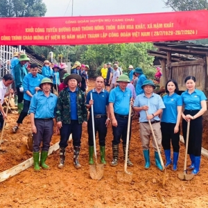 Công đoàn góp sức đổi thay diện mạo nông thôn