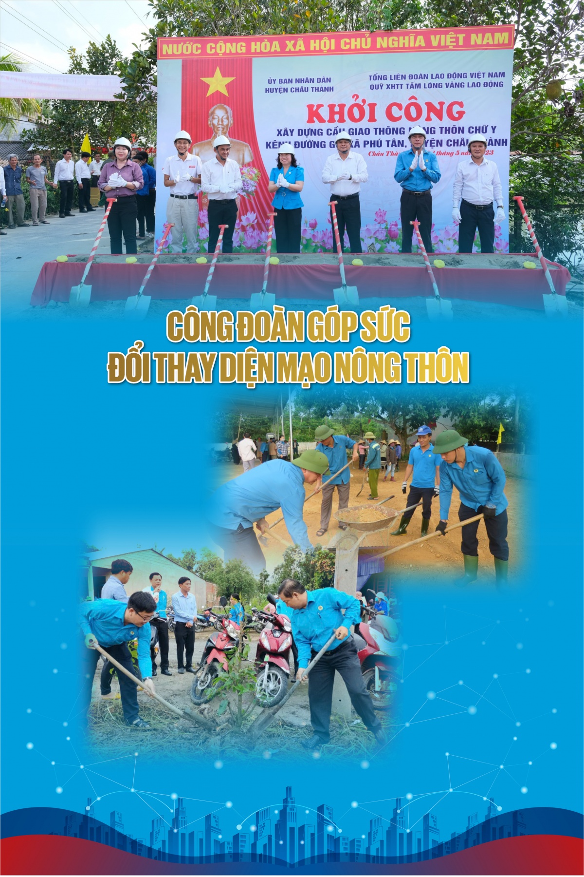 Công đoàn góp sức đổi thay diện mạo nông thôn