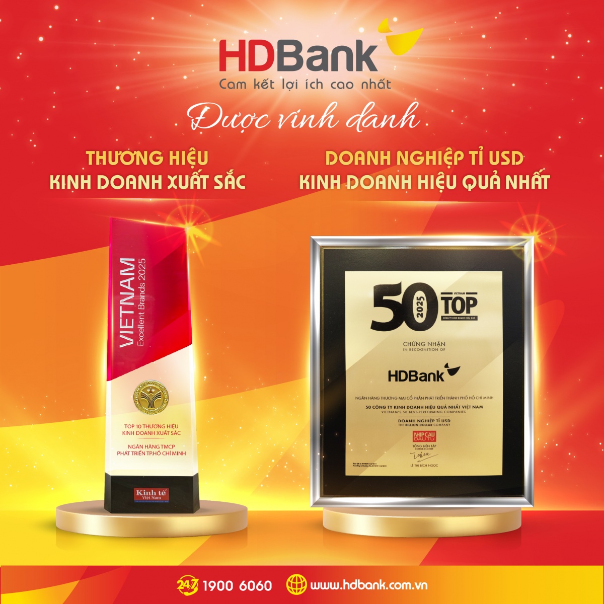 HDBank nhận 3 giải thưởng uy tín về hiệu quả kinh doanh, thương hiệu và đổi mới sáng tạo HDBank nhận 3 giải thưởng uy tín về hiệu quả kinh doanh, thương hiệu và đổi mới sáng tạo