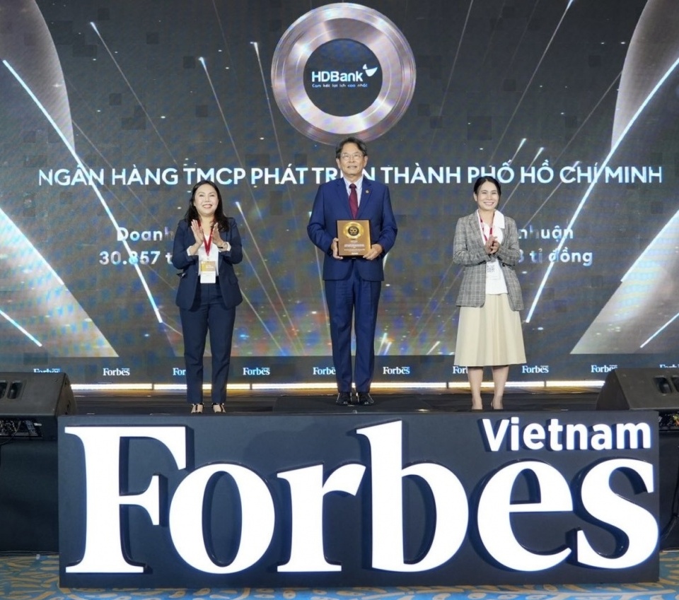 HDBank vào Top 50 Doanh nghiệp niêm yết tiêu biểu nhất 2025