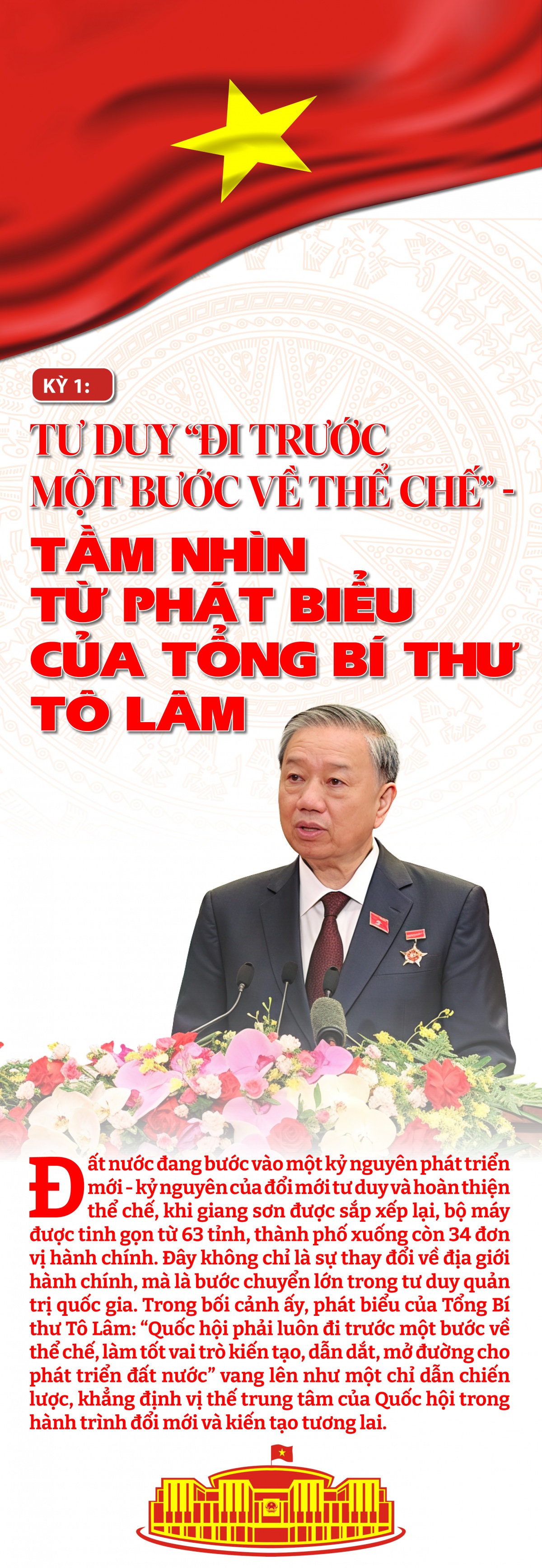Kỳ 1: Tư duy “đi trước một bước về thể chế” – Tầm nhìn từ phát biểu của Tổng Bí thư Tô Lâm Kỳ 1: Tư duy “đi trước một bước về thể chế” – Tầm nhìn từ phát biểu của Tổng Bí thư Tô Lâm