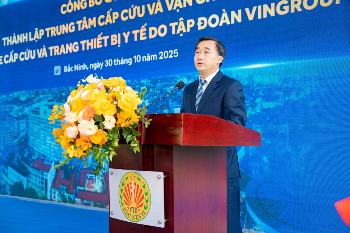 GS.TS Trần Văn Thuấn - Thứ trưởng Bộ Y tế phát biểu tại sự kiện