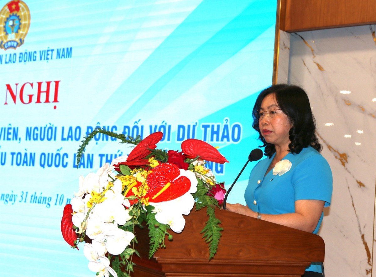 Công đoàn góp ý Văn kiện Đại hội XIV với kỳ vọng phát triển hùng cường Công đoàn góp ý Văn kiện Đại hội XIV với kỳ vọng phát triển hùng cường