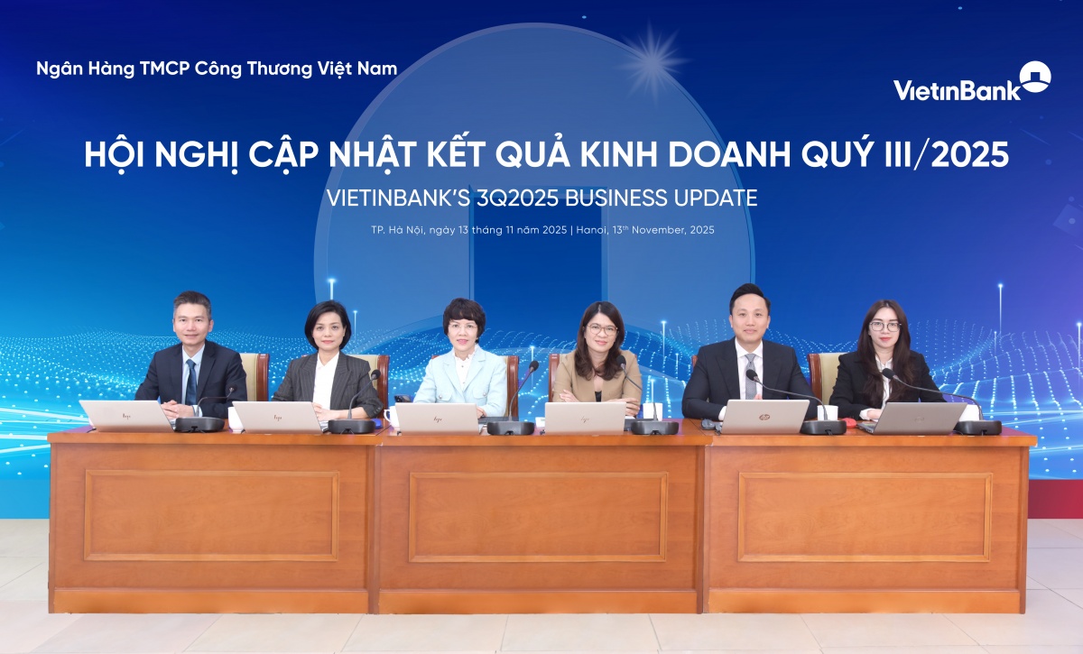 Toàn cảnh Hội nghị cập nhật kết quả kinh doanh quý 3/2025 của VietinBank