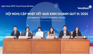 VietinBank 9 tháng đầu năm 2025: Duy trì tăng trưởng vượt trội, kiểm soát tốt chất lượng tài sản