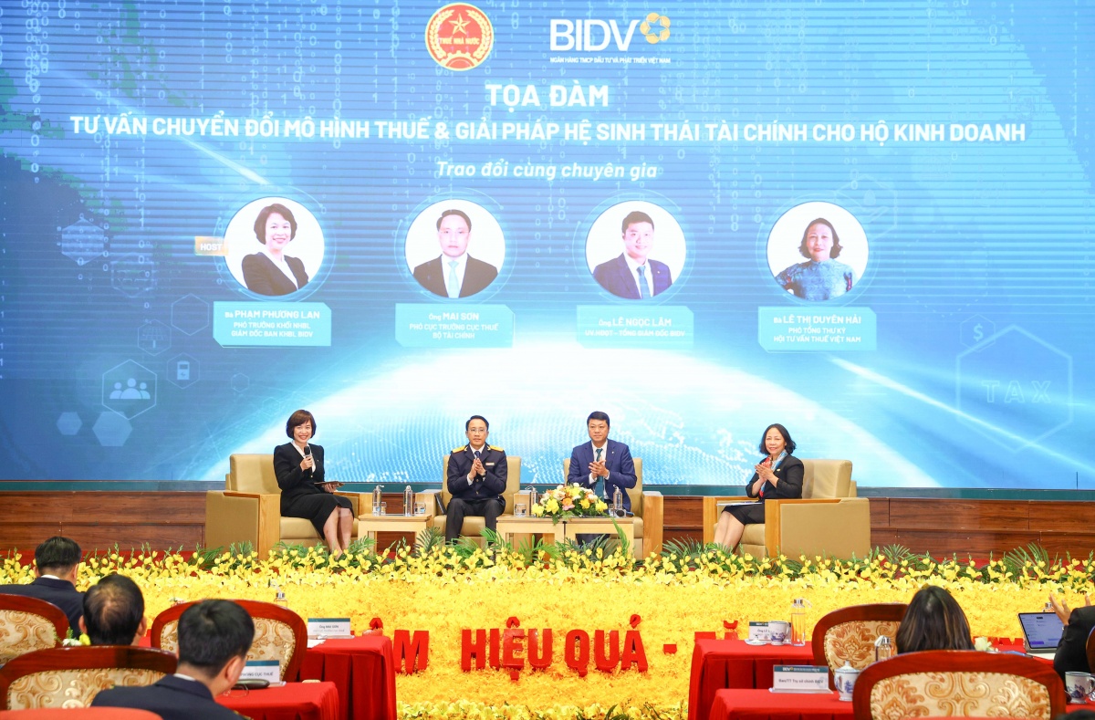 BIDV cùng ngành Thuế đồng hành hỗ trợ hộ kinh doanh chuyển đổi, bứt phá