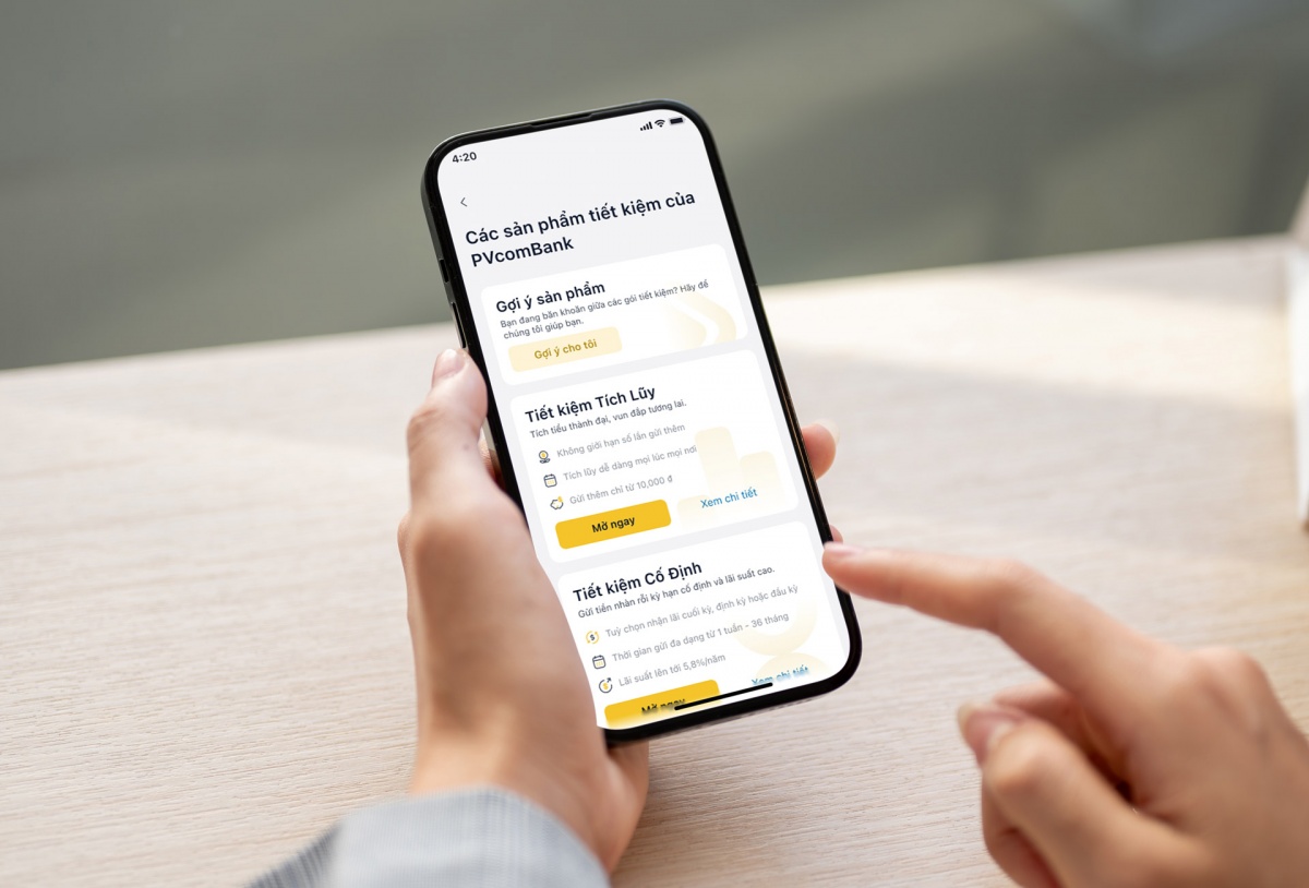 Tiết kiệm online: Tích lũy chỉ với “một chạm” trên nền tảng số