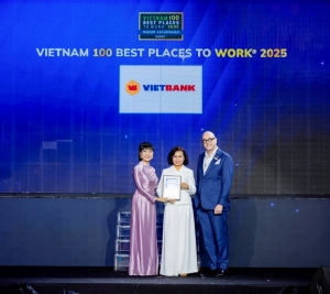 Vietbank vào Top 100 Nơi làm việc tốt nhất Việt Nam 2025