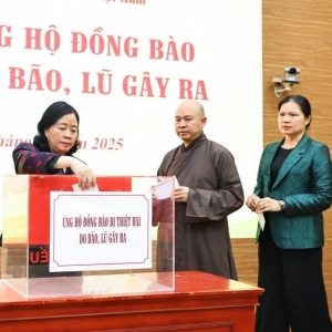 Lan tỏa tinh thần đoàn kết, chung tay hướng về đồng bào bị thiệt hại do bão lũ