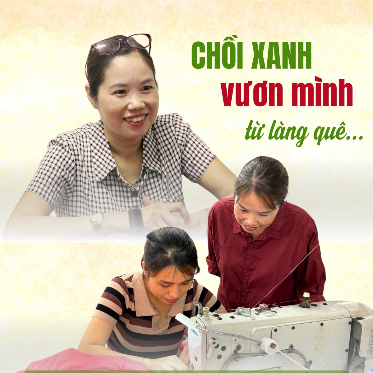 Chồi xanh vươn mình từ làng quê...