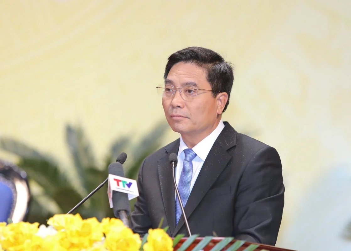 Bí thư Tỉnh ủy Nguyễn Doãn Anh phát biểu chỉ đạo Đại hội. Ảnh: Minh Hiếu