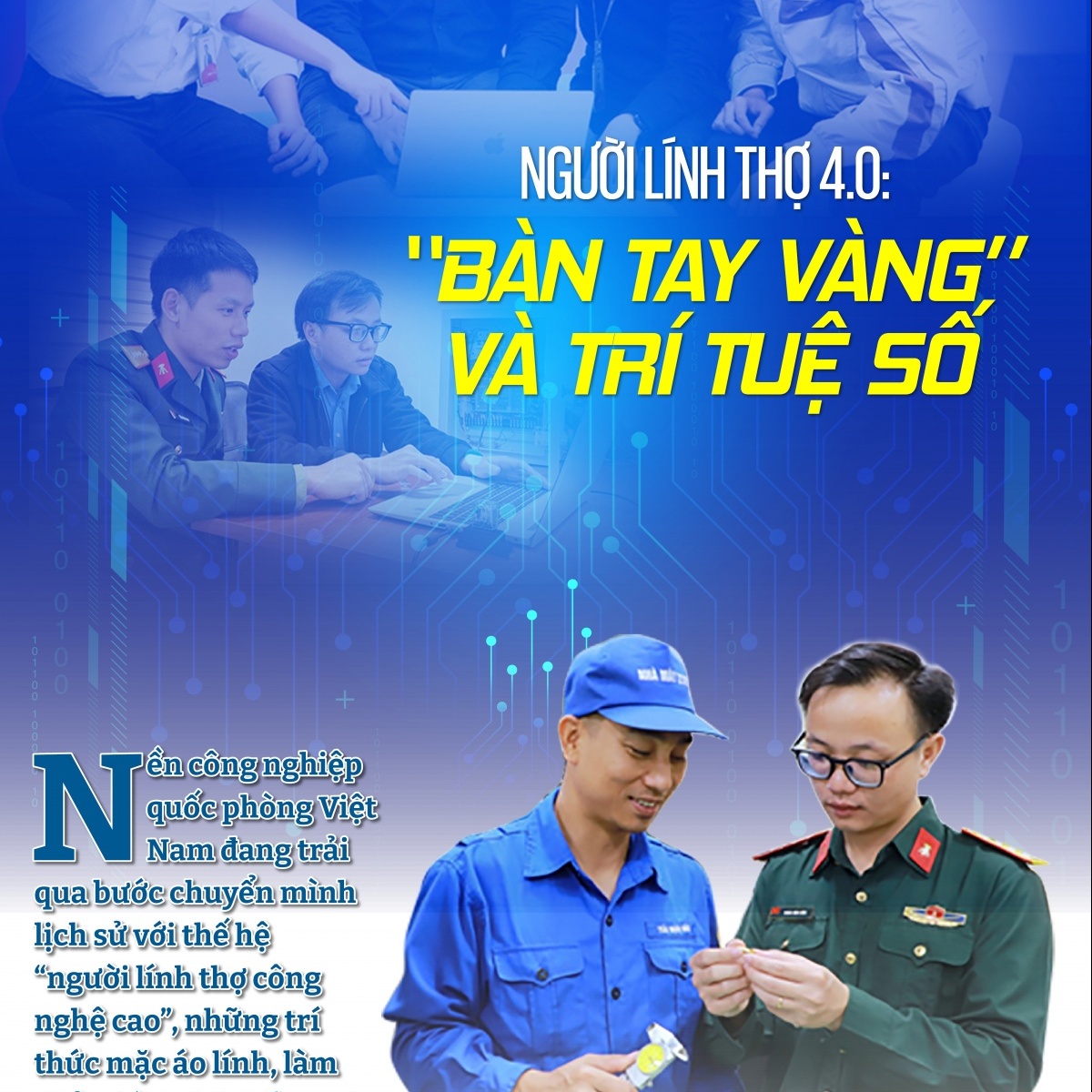 Người lính thợ 4.0: “Bàn tay vàng” và trí tuệ số