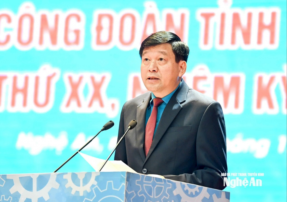 Công đoàn Nghệ An nhiệm kỳ mới: Gần người lao động, gần cơ sở, gần không gian số Công đoàn Nghệ An nhiệm kỳ mới: Gần người lao động, gần cơ sở, gần không gian số