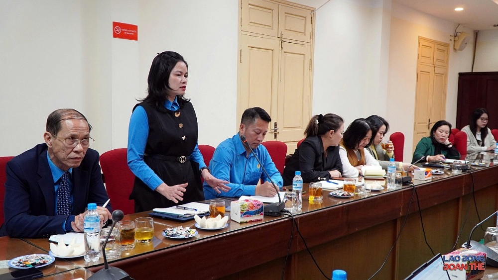 Các đại biểu phát biểu tại họp báo. Ảnh: Mạnh Thắng