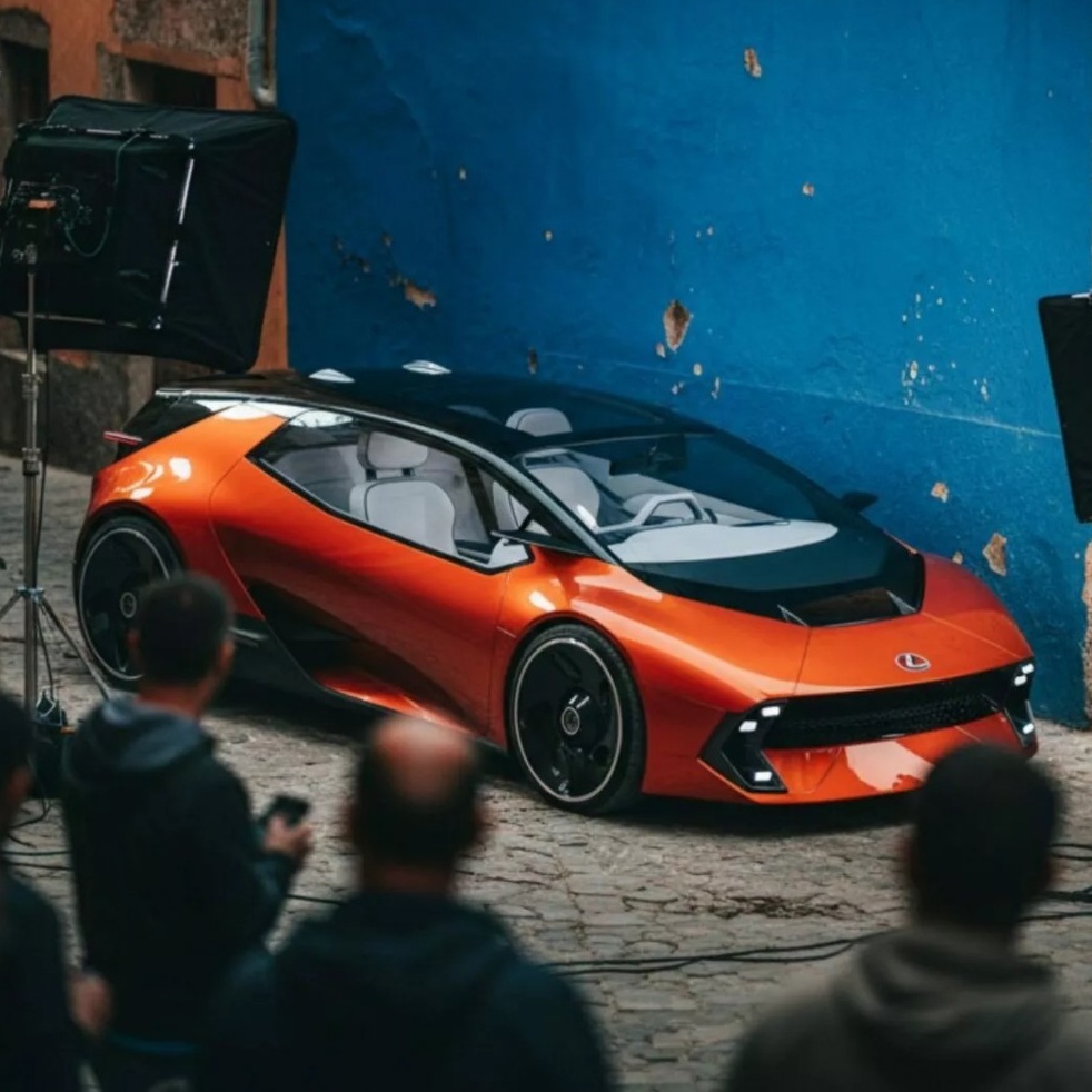 Nhà thiết kế xe chỉ cần một ngày sử dụng AI để tạo mẫu ô tô concept Lexus chạy điện