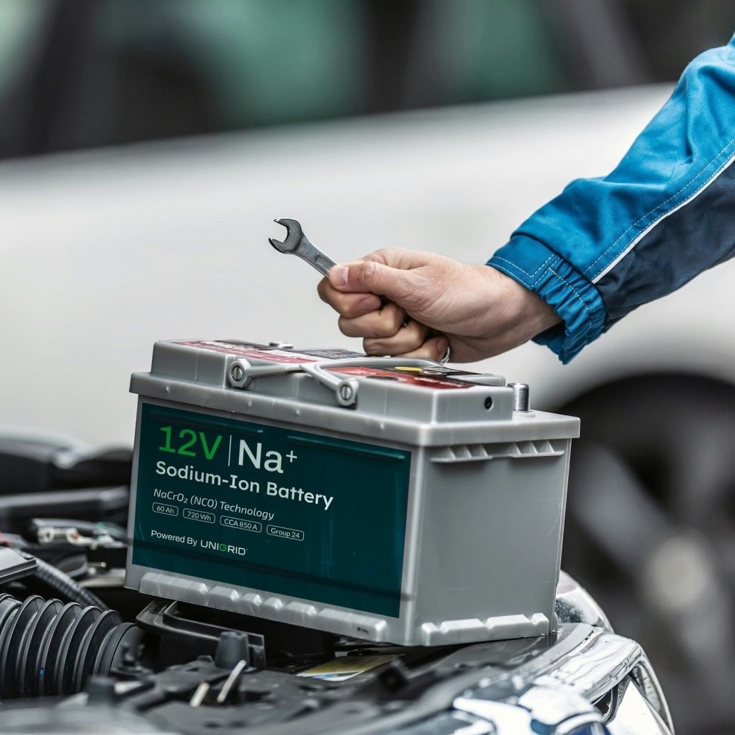 Pin natri ion 12V của UNIGRID có tuổi thọ gấp 10 lần ắc quy chì truyền thống