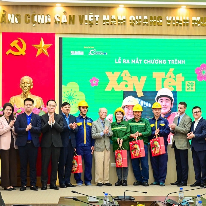 Chương trình "Xây Tết 2026" sẽ trao tặng 30.000 phần quà Tết cho công nhân