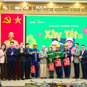 Chương trình "Xây Tết 2026" sẽ trao tặng 30.000 phần quà Tết cho công nhân