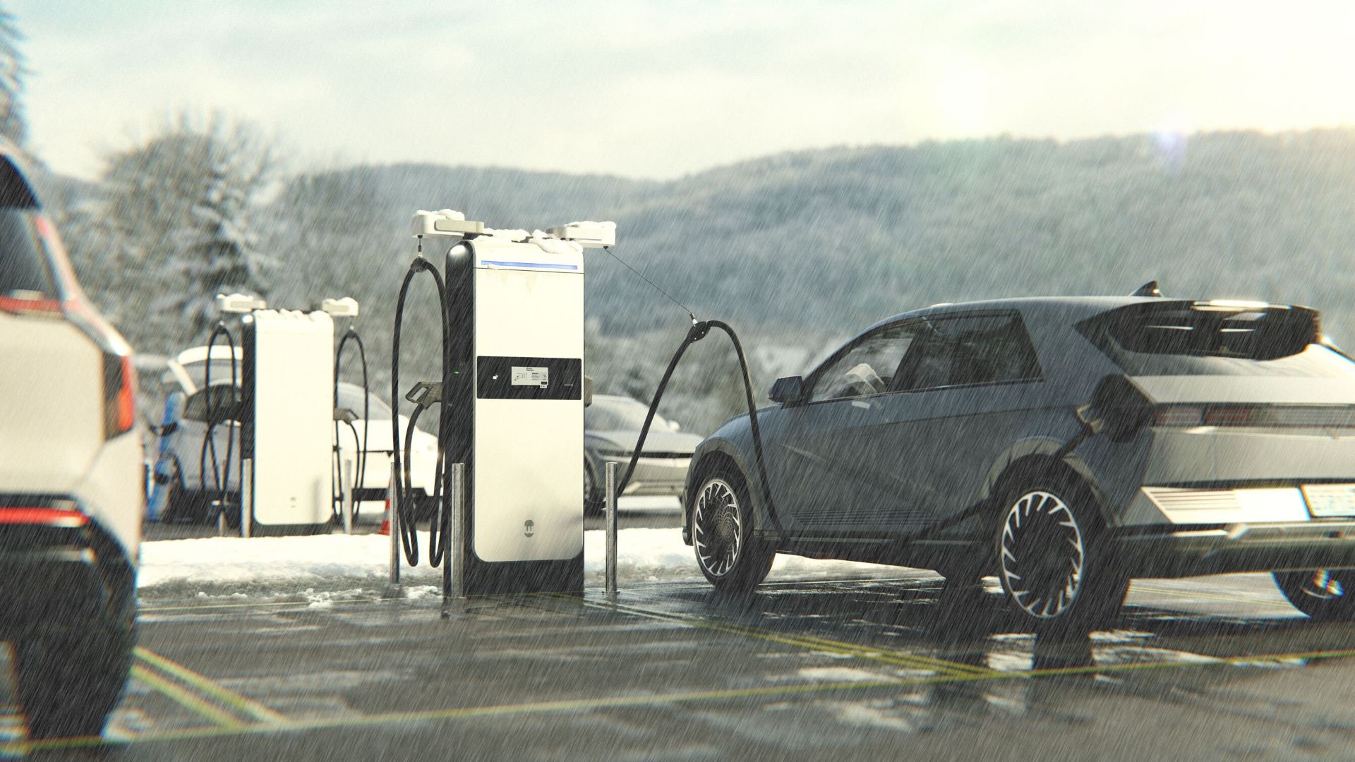 Có an toàn khi sạc xe plug-in hybrid hay sạc xe điện trong điều kiện ẩm ướt không?