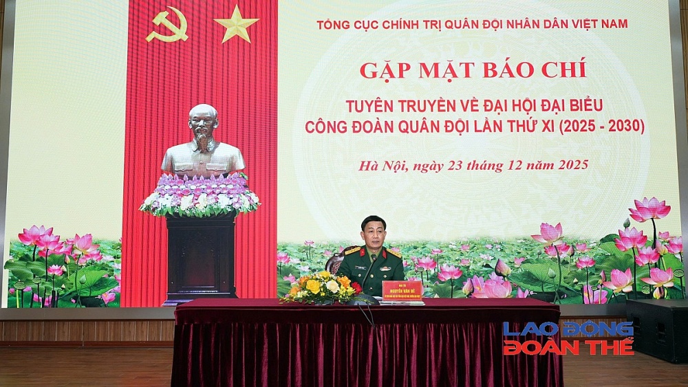 về Đại hội đại biểu Công đoàn Quân đội lần thứ XIsẽ diễn ra trong 2 ngày (30 và 31/12/2025). Ảnh: Tiến Đạt 