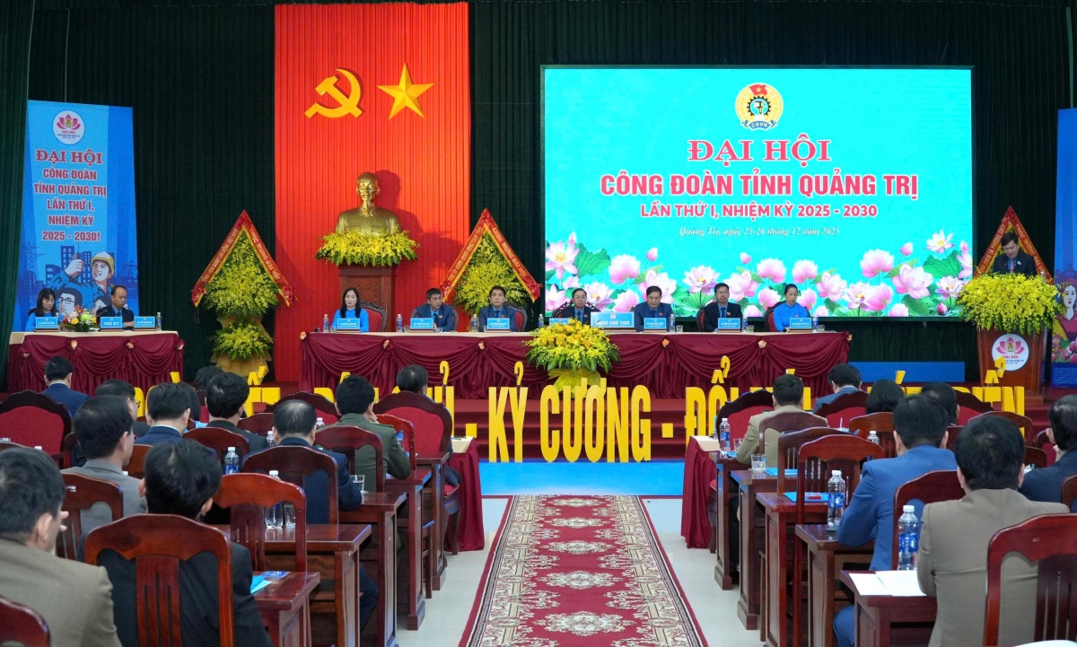 Ông Nguyễn Thế Lập giữ chức Chủ tịch Liên đoàn Lao động tỉnh Quảng Trị nhiệm kỳ 2025 - 2030