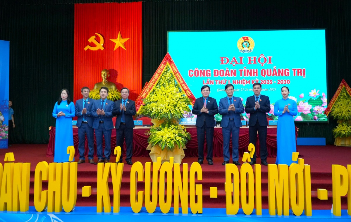 Ông Nguyễn Thế Lập giữ chức Chủ tịch Liên đoàn Lao động tỉnh Quảng Trị nhiệm kỳ 2025 - 2030