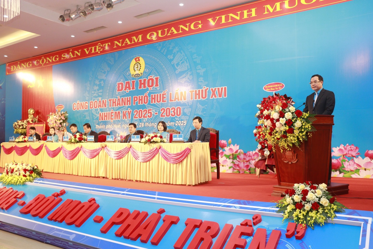 Công đoàn TP. Huế nhiệm kỳ XVI: Đổi mới để bứt phá, hành động để lan tỏa