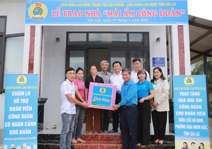 Mái ấm Công đoàn - dấu ấn chăm lo thiết thực của Công đoàn Gia Lai