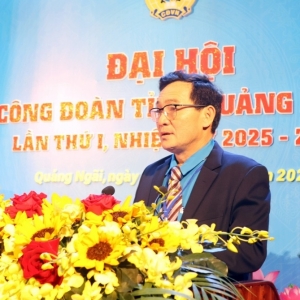 Ông Đinh Quốc Tuấn làm Chủ tịch Liên đoàn Lao động tỉnh Quảng Ngãi