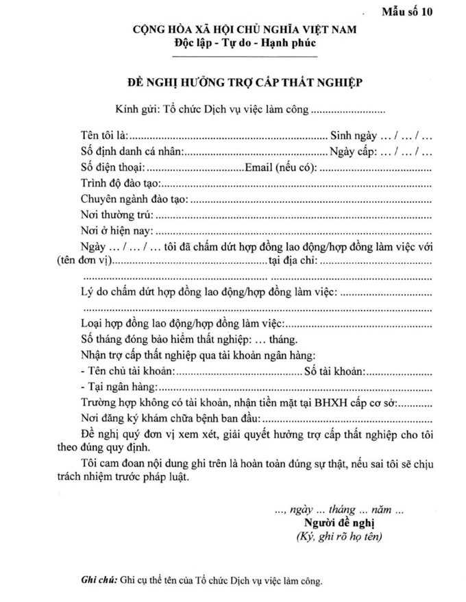 Từ năm 2026, làm hồ sơ hưởng trợ cấp thất nghiệp thế nào cho đúng?