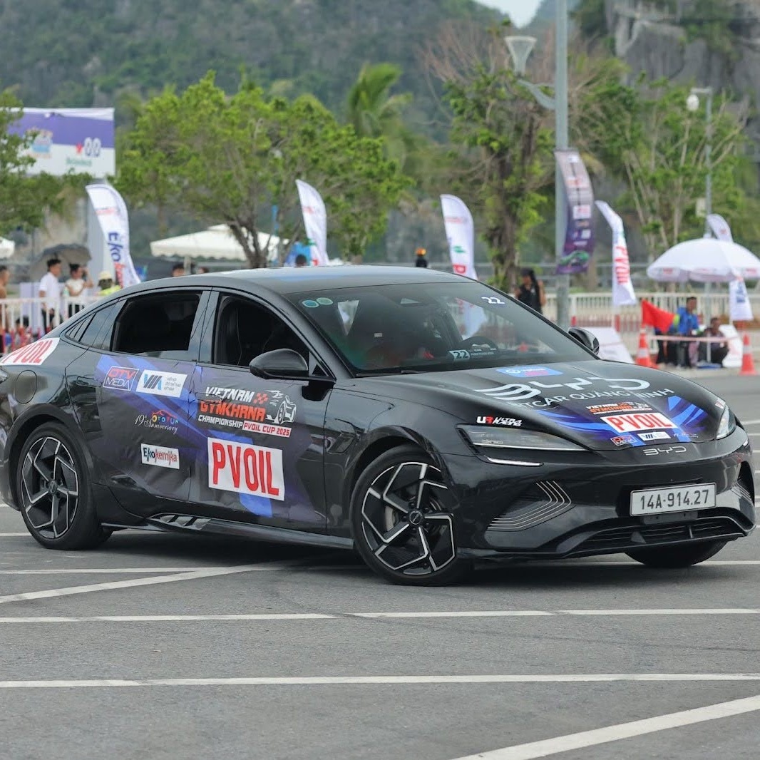 BYD EV Auto Thanh Hóa đồng hành cùng Giải đua Ô tô Gymkhana Vô địch Quốc gia PVOIL Cup 2025