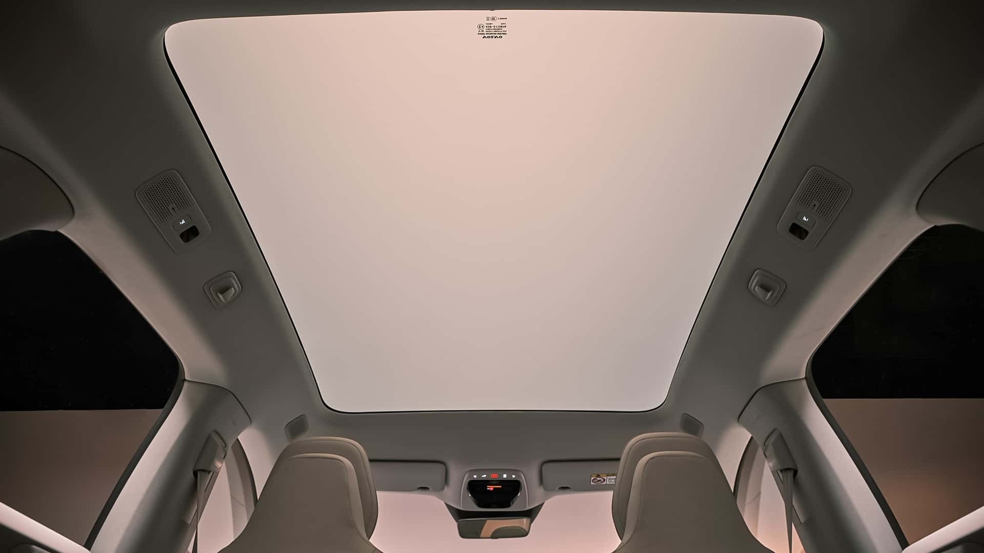 Trần xe của Volvo EX60