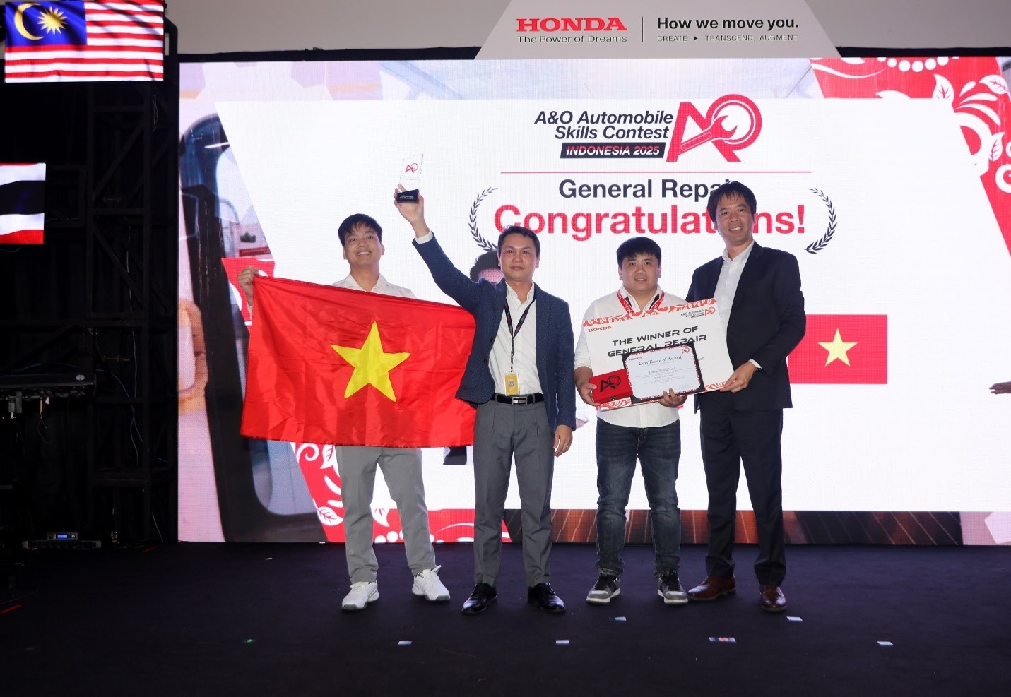 Honda Việt Nam thắng lớn tại Hội thi kỹ thuật viên xuất sắc Châu Á - Châu Đại Dương 2025