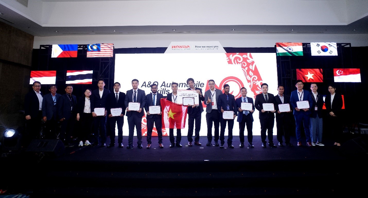 Honda Việt Nam thắng lớn tại Hội thi kỹ thuật viên xuất sắc Châu Á - Châu Đại Dương 2025