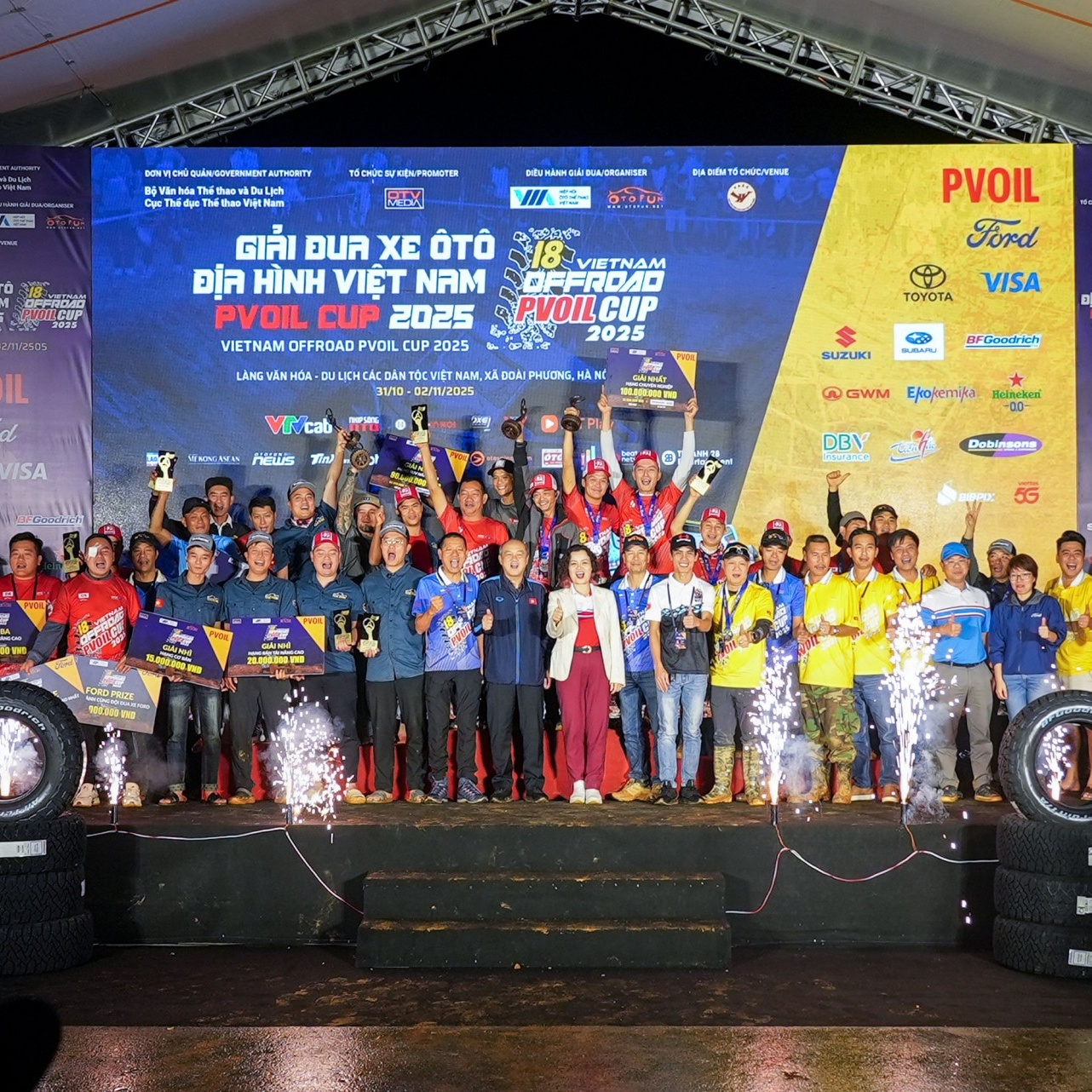 Tổng kết Giải Đua xe Ô tô Địa hình Việt Nam PVOIL CUP 2025: Vượt giới hạn