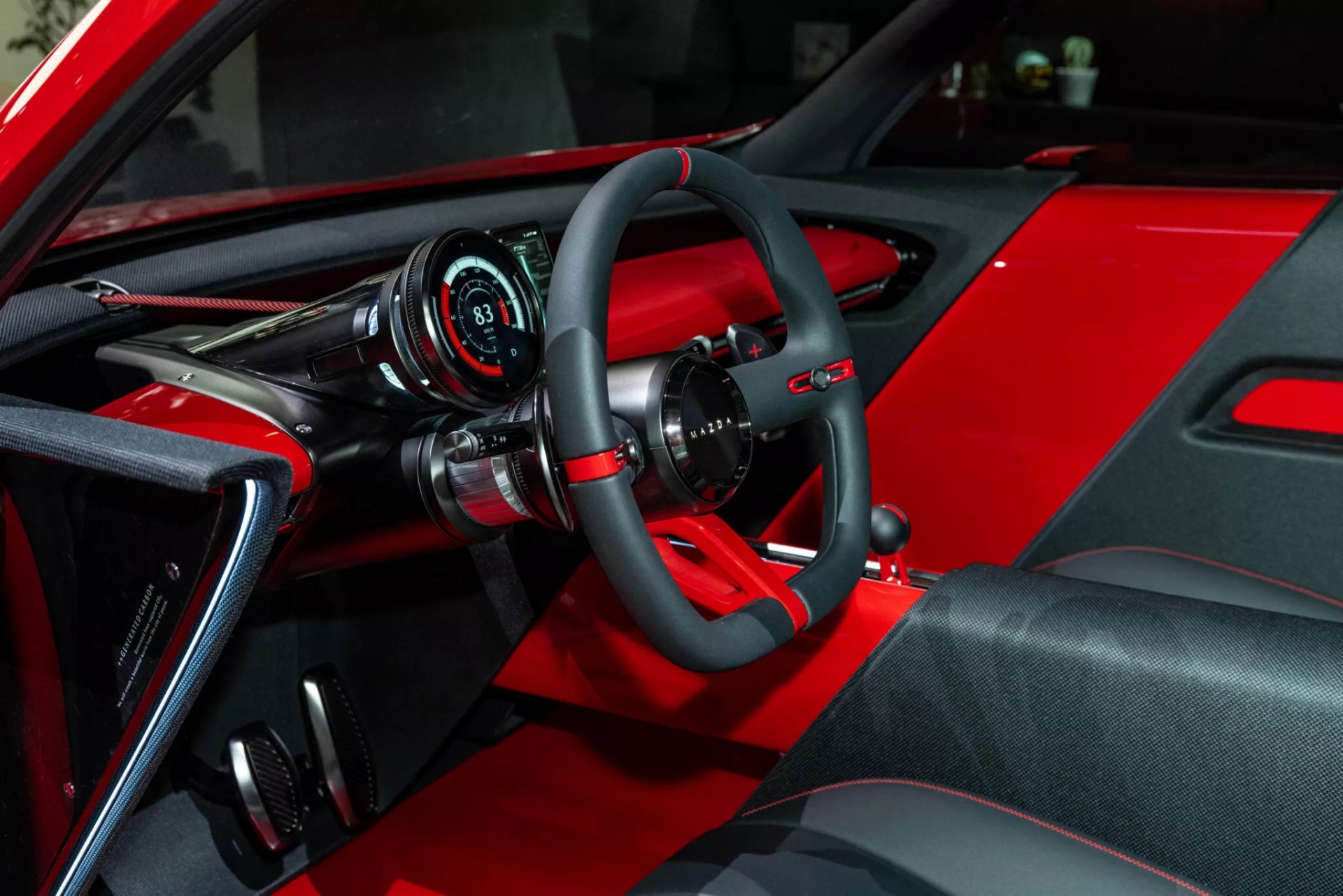 Nội thất của Mazda Vision-X Compact