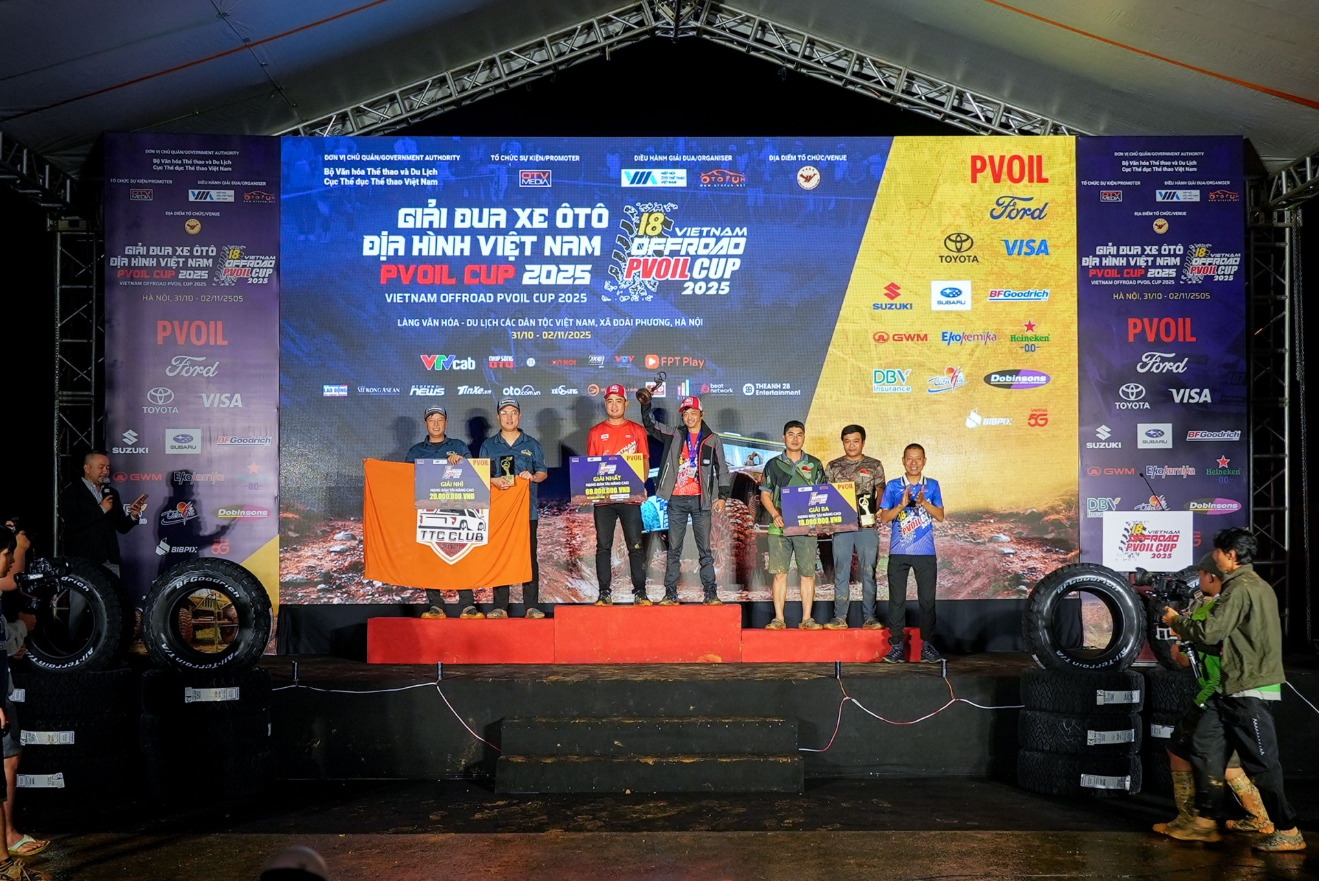 Tổng kết Giải Đua xe Ô tô Địa hình Việt Nam PVOIL CUP 2025